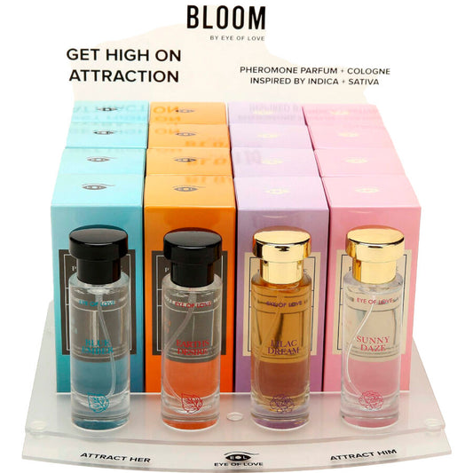 EYE OF LOVE - BLOOM PRÉSENTOIR 4X6 PARFUMS 10 ML - 7eme ciel