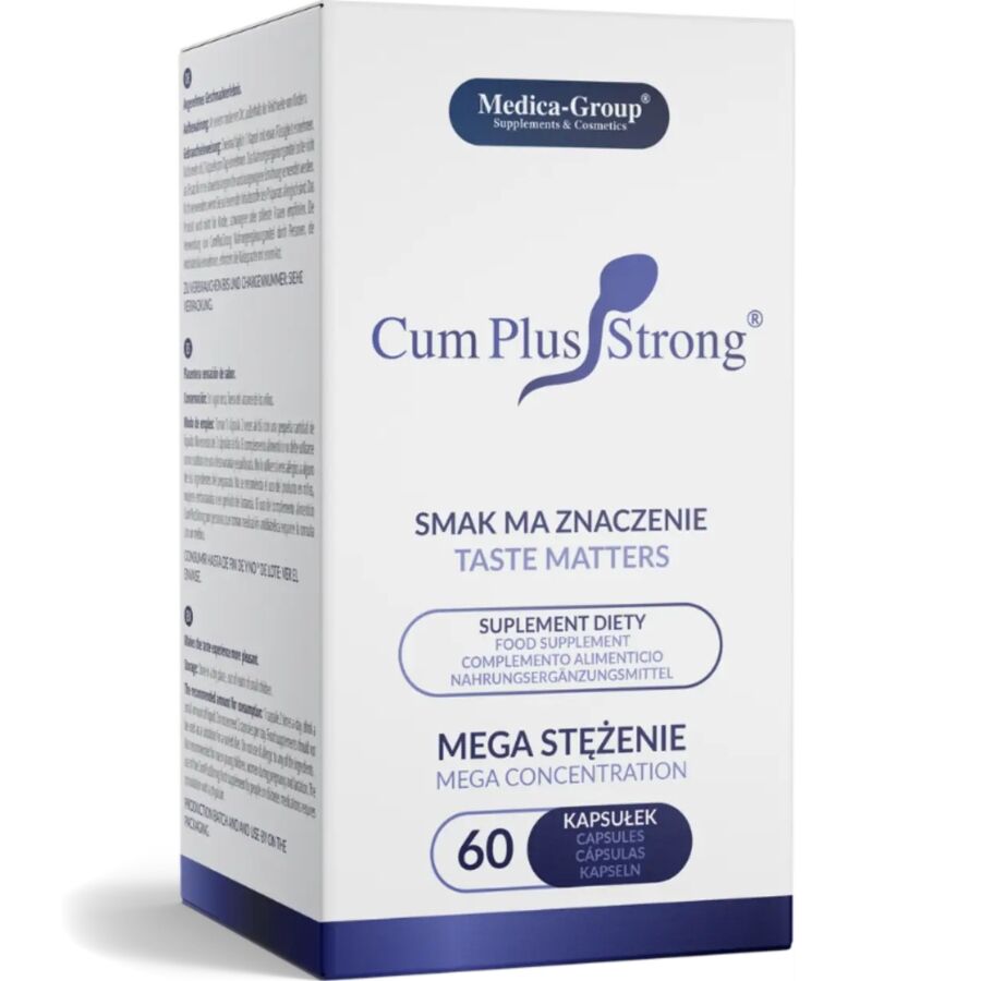 MEDICA GROUP - CUM PLUS STRONG SEMENS ENLARGISSEMENT 60 CAPSULES - 7eme ciel