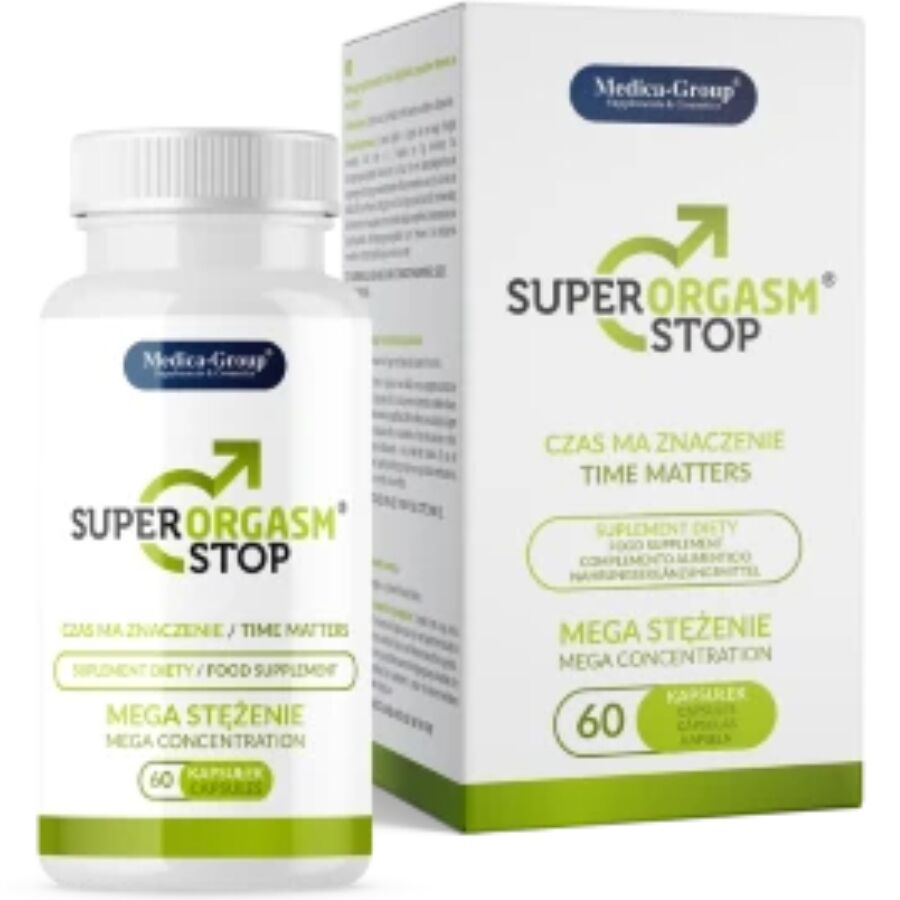 MEDICA GROUP - SUPER ORGASM STOP DELAY POUR HOMMES 60 CAPSULES - 7eme ciel