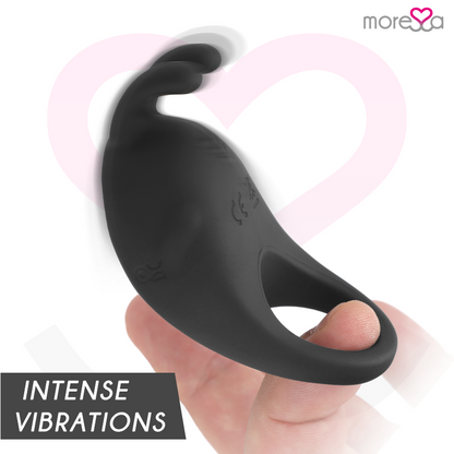 MORESSA - BRAD PREMIUM SILICONE RECHARGEABLE NOIR - 7eme ciel