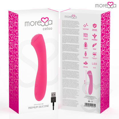 MORESSA - CELSO RECHARGEABLE EN SILICONE PREMIUM - 7eme ciel