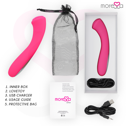 MORESSA - CELSO RECHARGEABLE EN SILICONE PREMIUM - 7eme ciel