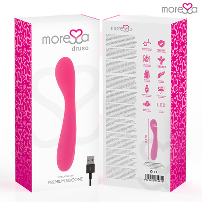 MORESSA - DRUSO RECHARGEABLE EN SILICONE PREMIUM - 7eme ciel