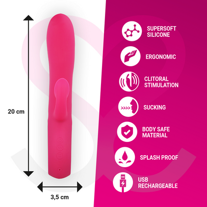 MORESSA - DUSTIN ASPIRATION CLITORIDIENNE ET VIBRATIONS PUISSANTES SILICONE PREMIUM RECHARGEABLE