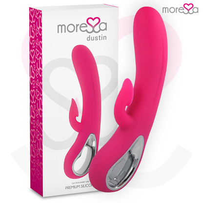 MORESSA - DUSTIN ASPIRATION CLITORIDIENNE ET VIBRATIONS PUISSANTES SILICONE PREMIUM RECHARGEABLE