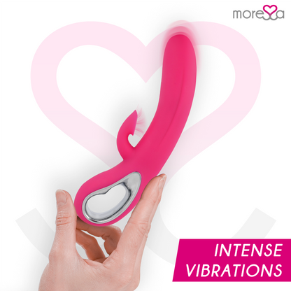MORESSA - DUSTIN ASPIRATION CLITORIDIENNE ET VIBRATIONS PUISSANTES SILICONE PREMIUM RECHARGEABLE