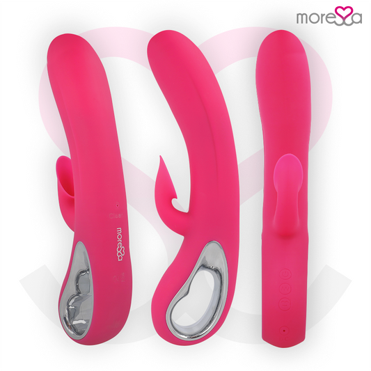 MORESSA - DUSTIN ASPIRATION CLITORIDIENNE ET VIBRATIONS PUISSANTES SILICONE PREMIUM RECHARGEABLE