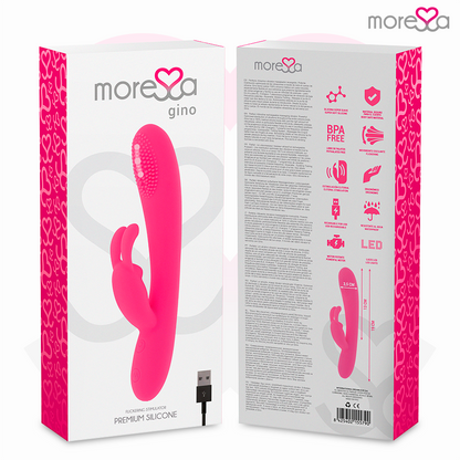 MORESSA - GINO RECHARGEABLE EN SILICONE PREMIUM
