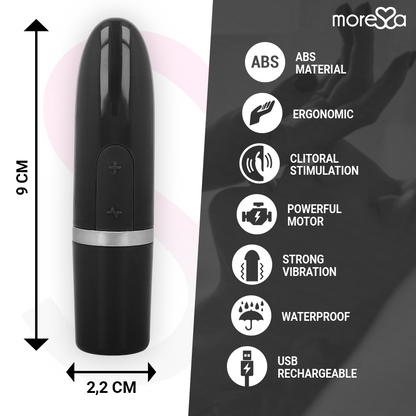 MORESSA - IVY VIBRATEUR STIMULATEUR VOYAGE NOIR - 7eme ciel