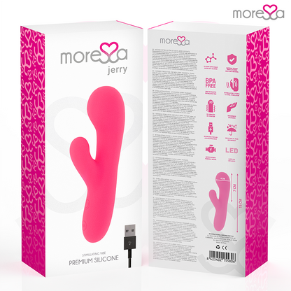 MORESSA - JERRY RECHARGEABLE EN SILICONE PREMIUM - 7eme ciel