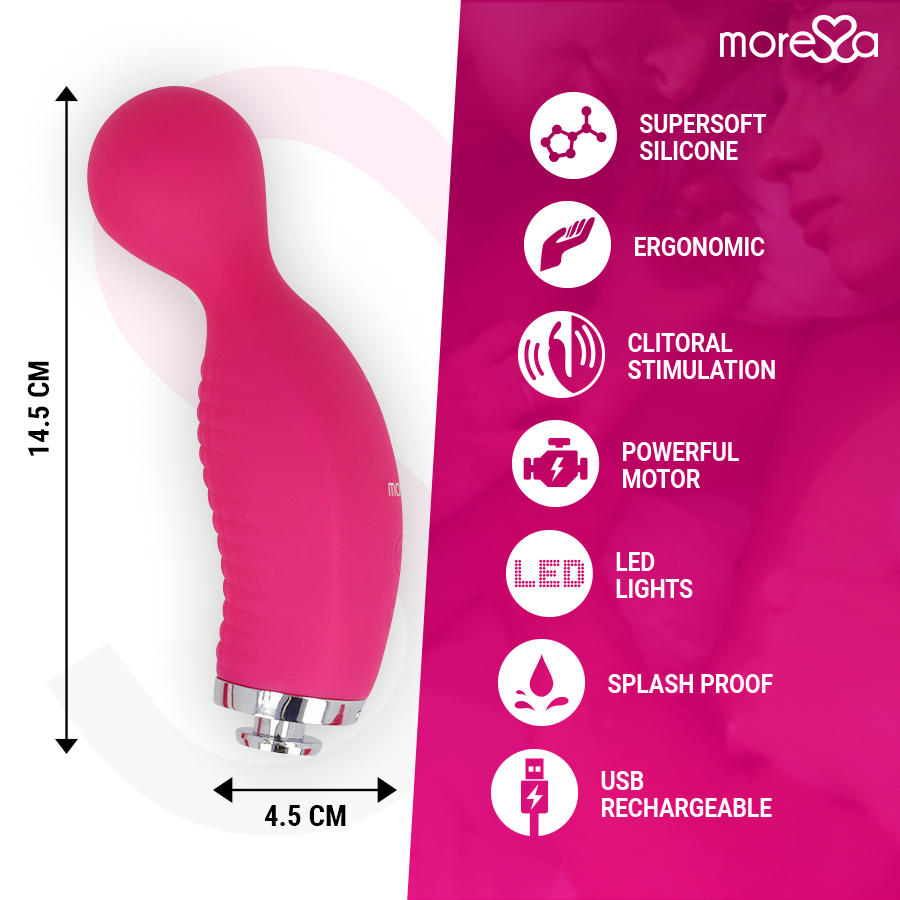 MORESSA - KIRK DUO ASPIRATION + MASSEUR MULTI-PERFORMANCES SILICONE PREMIUM RECHARGEABLE