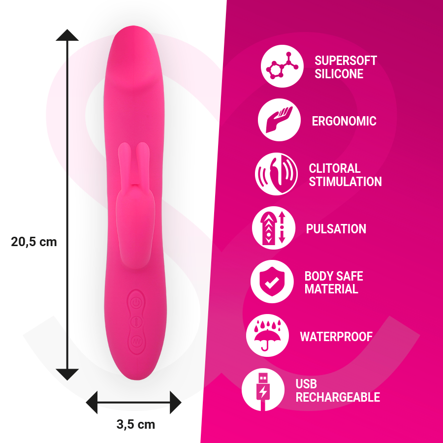 MORESSA - MOLLY RECHARGEABLE EN SILICONE PREMIUM - 7eme ciel