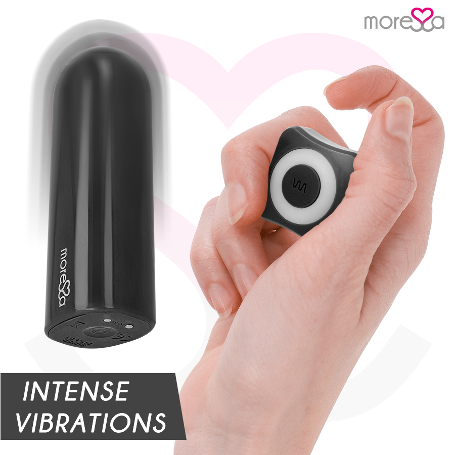 MORESSA - NIX VIBRATEUR TÉLÉCOMMANDE NOIR - 7eme ciel
