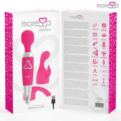 MORESSA - ODILON RECHARGEABLE EN SILICONE PREMIUM
