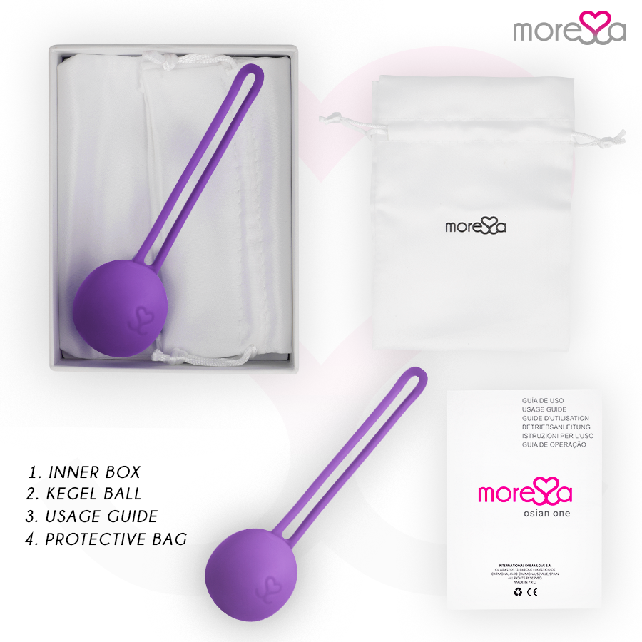 MORESSA - OSIAN ONE PREMIUM SILICONE LILAS - 7eme ciel