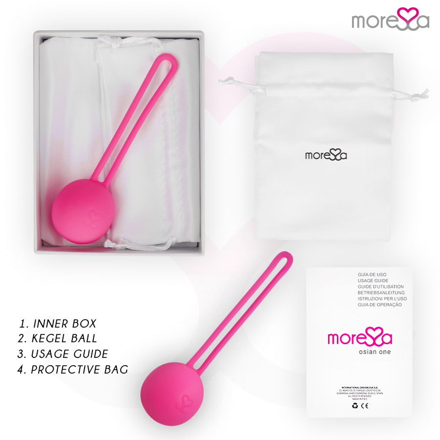 MORESSA - OSIAN ONE PREMIUM SILICONE ROSE - 7eme ciel