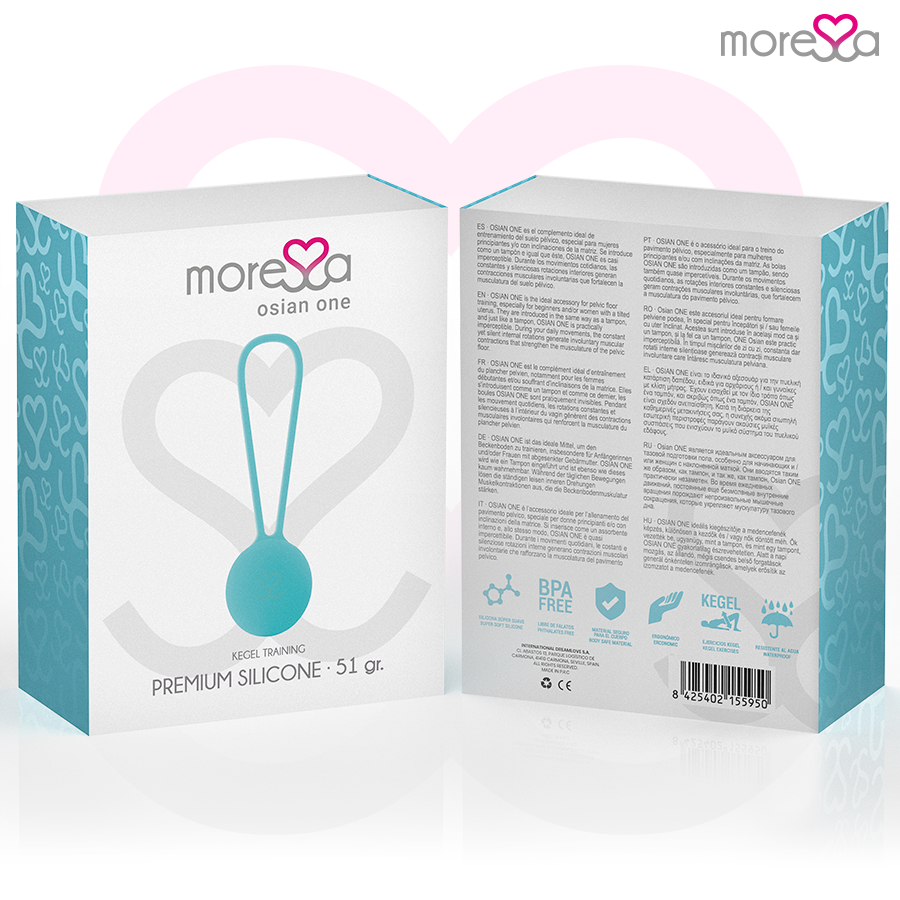 MORESSA - OSIAN ONE SILICONE TURQUOISE PREMIUM - 7eme ciel