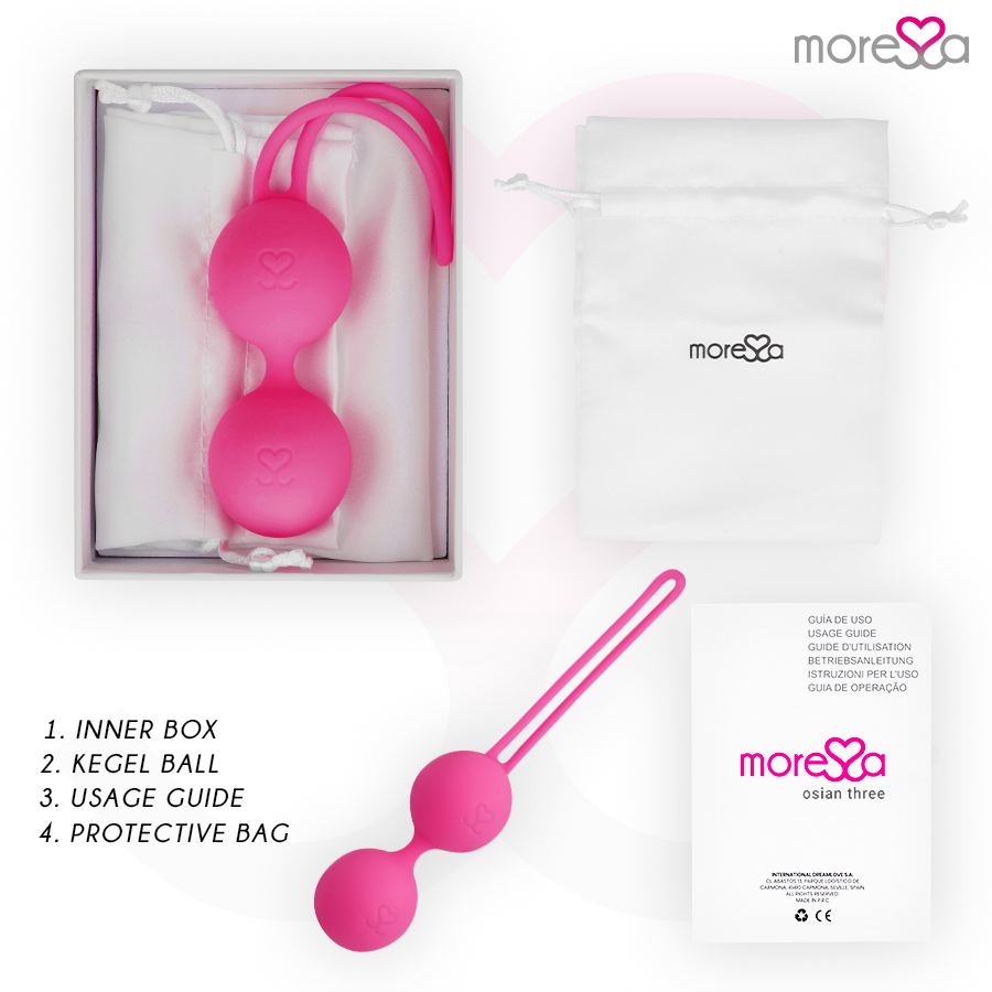 MORESSA - OSIAN TROIS SILICONE PREMIUM ROSE - 7eme ciel