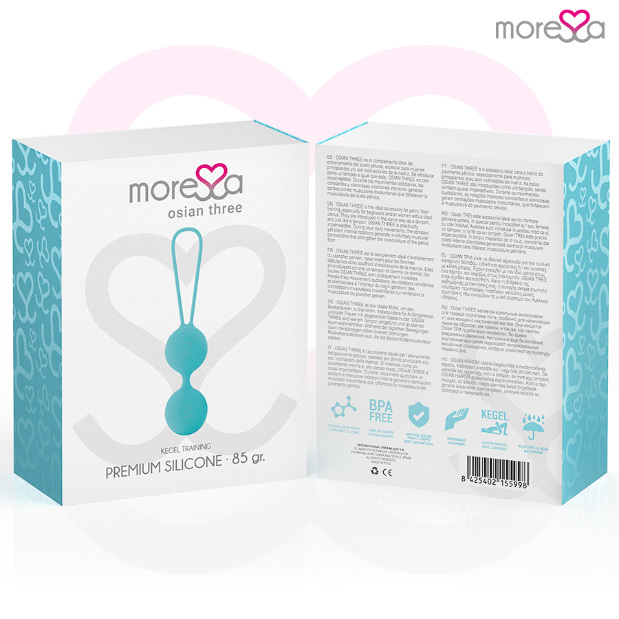 MORESSA - OSIAN TROIS SILICONE TURQUOISE PREMIUM