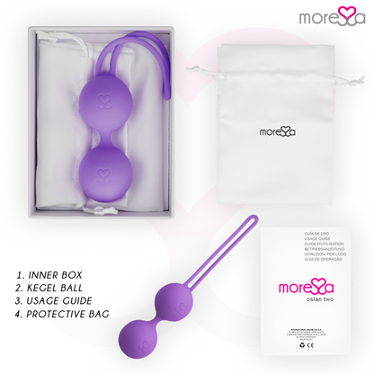 MORESSA - OSIAN DEUX SILICONE LILAS PREMIUM - 7eme ciel