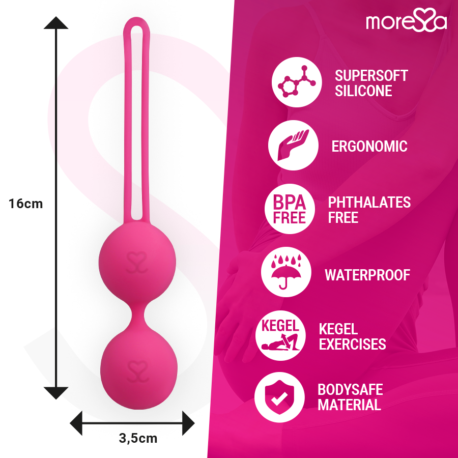 MORESSA - OSIAN DEUX SILICONE PREMIUM ROSE - 7eme ciel