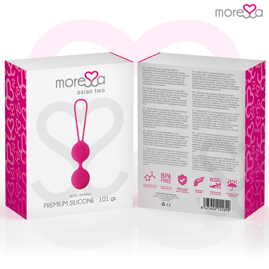 MORESSA - OSIAN DEUX SILICONE PREMIUM ROSE - 7eme ciel