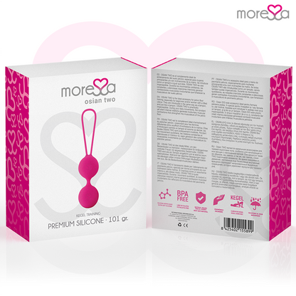 MORESSA - OSIAN DEUX SILICONE PREMIUM ROSE - 7eme ciel