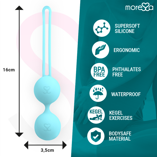 MORESSA - OSIAN DEUX SILICONE TURQUOISE PREMIUM - 7eme ciel