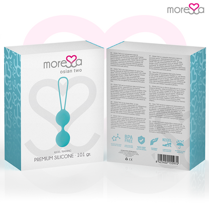 MORESSA - OSIAN DEUX SILICONE TURQUOISE PREMIUM - 7eme ciel