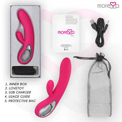 MORESSA - TROY RECHARGEABLE EN SILICONE PREMIUM - 7eme ciel