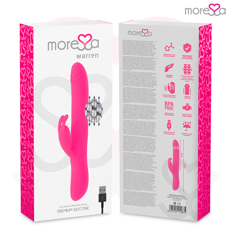 MORESSA - SILICONE RECHARGEABLE DE QUALITÉ SUPÉRIEURE WARREN
