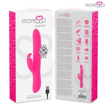 MORESSA - SILICONE RECHARGEABLE DE QUALITÉ SUPÉRIEURE WARREN - 7eme ciel