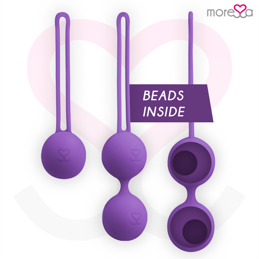 MORESSA - OSIAN SET PREMIUM SILICONE LILAS - 7eme ciel