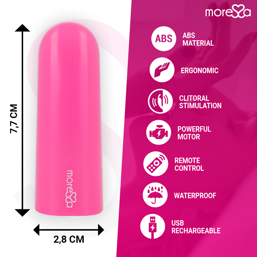 MORESSA - NIX VIBRATEUR TÉLÉCOMMANDE ROSE