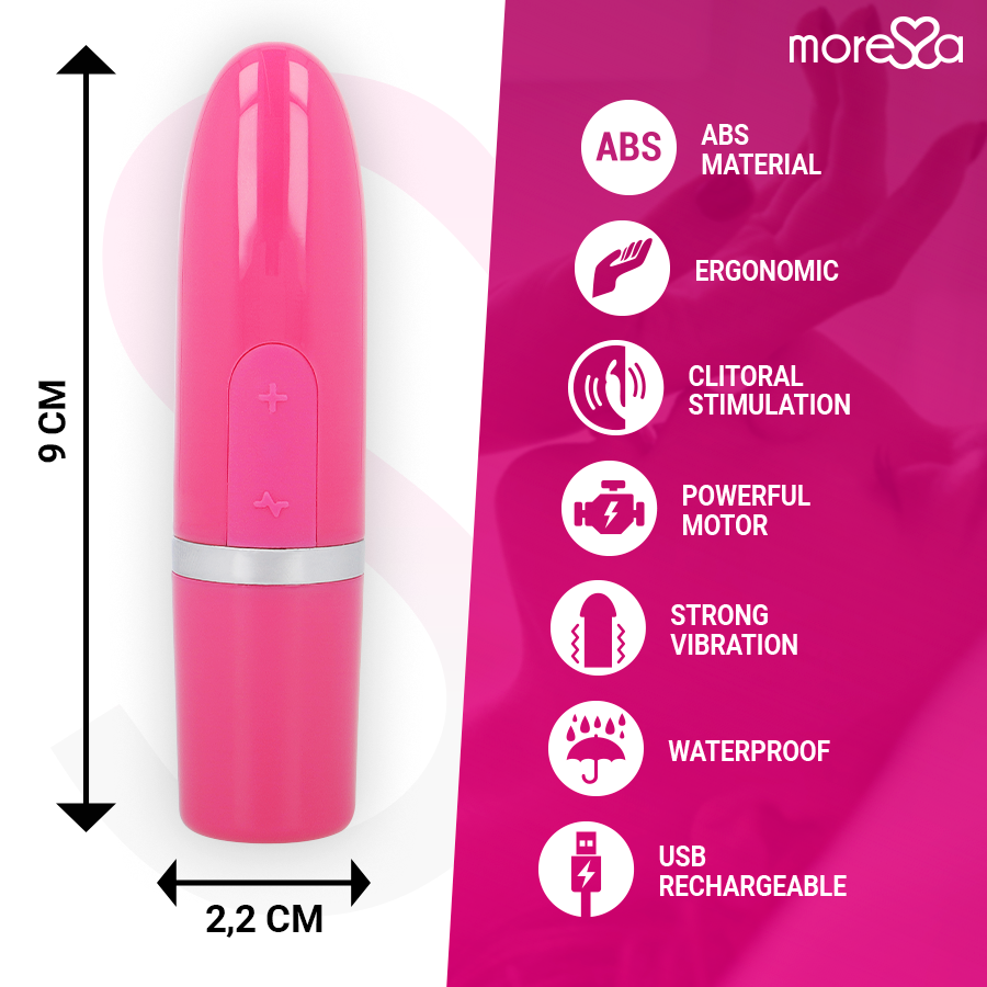 MORESSA - IVY VIBRATEUR STIMULATEUR VOYAGE ROSE - 7eme ciel