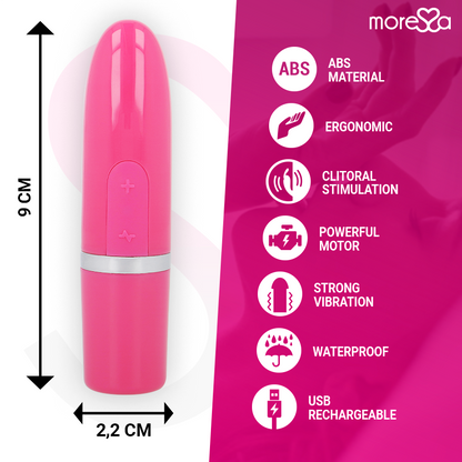 MORESSA - IVY VIBRATEUR STIMULATEUR VOYAGE ROSE - 7eme ciel