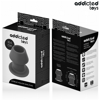 ADDICTED TOYS - PLUG ANAL CREUX EXTRÊME TAILLE L 10,4 CM