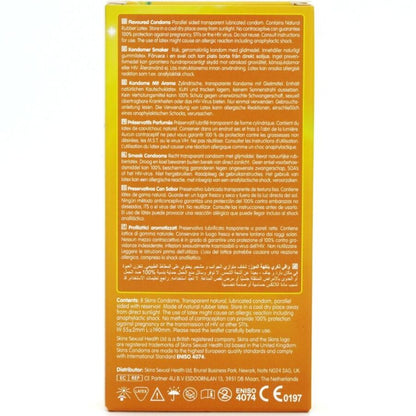 SKINS - PACK DE 8 PRÉSERVATIFS BANANE PREMIUM - 7eme ciel