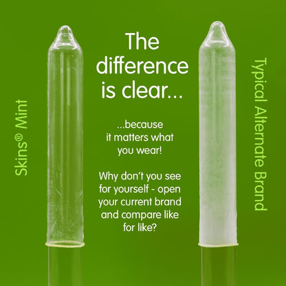 SKINS - PACK DE 8 PRÉSERVATIFS PREMIUM MENTHE