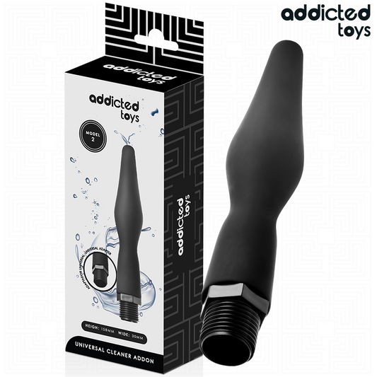 ADDICTED TOYS - NETTOYEUR ANAL AVEC ADAPTATEUR UNIVERSEL MODÈLE 2