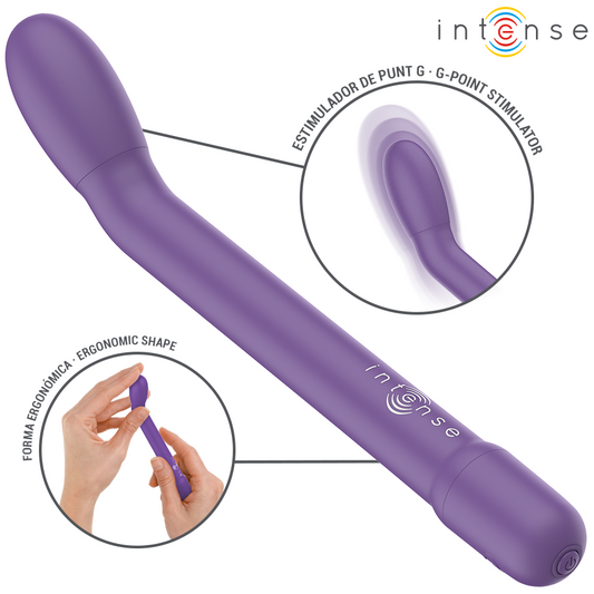 INTENSE - STIMULATEUR DE POINT G RECHARGEABLE KARLIE VIOLET - 7eme ciel