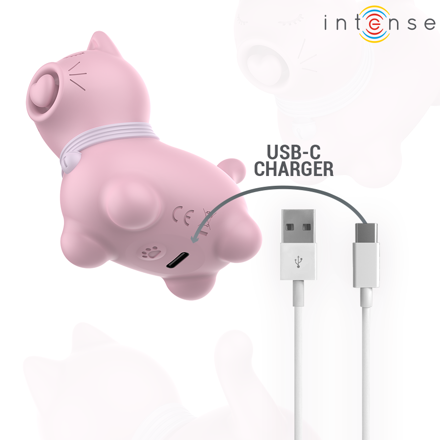 INTENSE - STIMULATEUR DE LANGUE EFFET PULSATION MARIE PINK - 7eme ciel