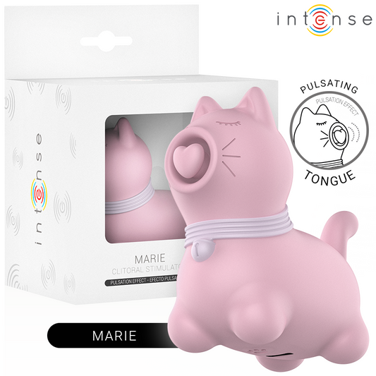 INTENSE - STIMULATEUR DE LANGUE EFFET PULSATION MARIE PINK - 7eme ciel