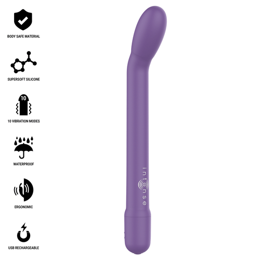 INTENSE - STIMULATEUR DE POINT G RECHARGEABLE KARLIE VIOLET