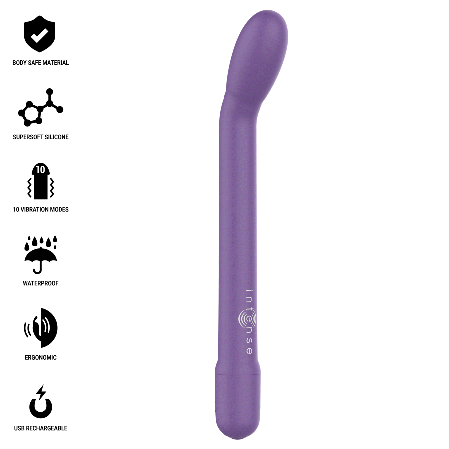 INTENSE - STIMULATEUR DE POINT G RECHARGEABLE KARLIE VIOLET - 7eme ciel