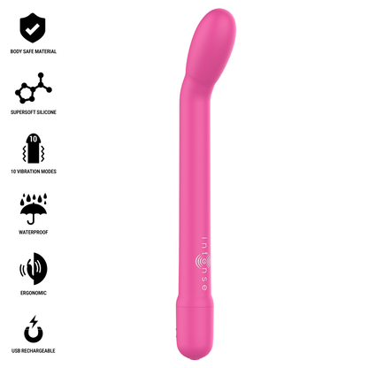 INTENSE - STIMULATEUR DE POINT G RECHARGEABLE KARLIE ROSE - 7eme ciel