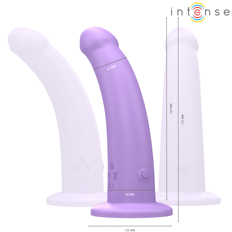 INTENSE - EDDIE VIBRATEUR 17,5 CM 10 VIBRATIONS VIOLET TÉLÉCOMMANDE - 7eme ciel