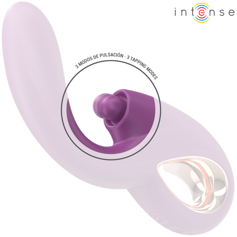 INTENSE - LALI VIBRATEUR MULTIFONCTION POINT G TAPPING & THRUST & VIBRATION VIOLET - 7eme ciel