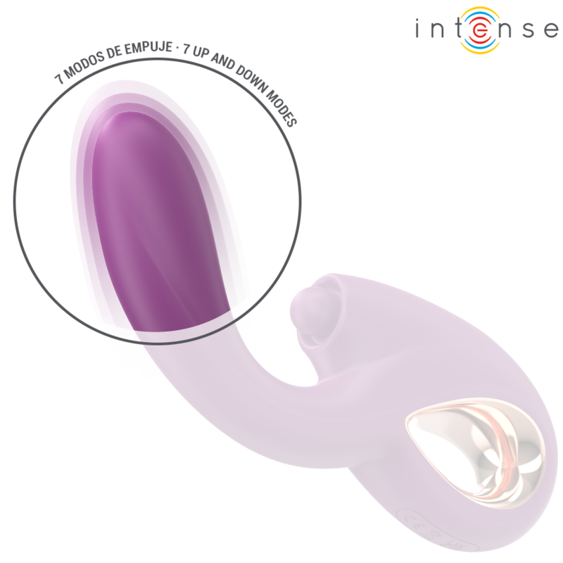 INTENSE - LALI VIBRATEUR MULTIFONCTION POINT G TAPPING & THRUST & VIBRATION VIOLET - 7eme ciel