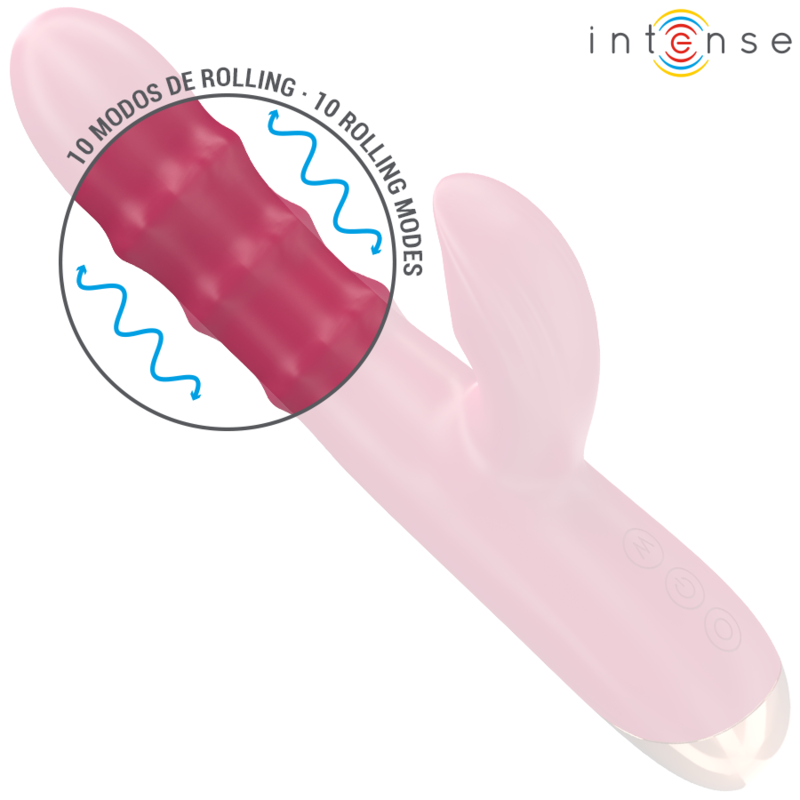 INTENSE - CHLOE VIBRATEUR MULTIFONCTION 3 EN 1 ROUGE - 7eme ciel